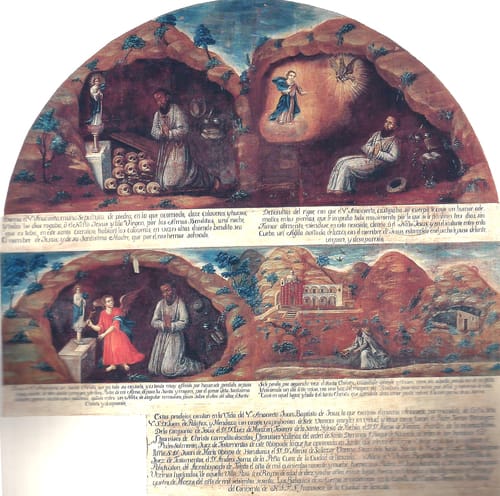 20249 an%c3%b3nimo  escenas vida anacoreta juan bautista de jesus 1808 mx