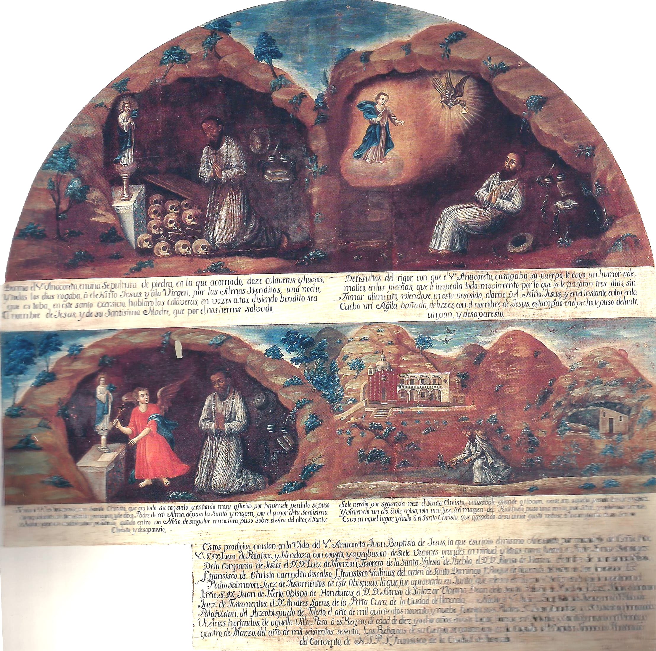 20249 an%c3%b3nimo  escenas vida anacoreta juan bautista de jesus 1808 mx