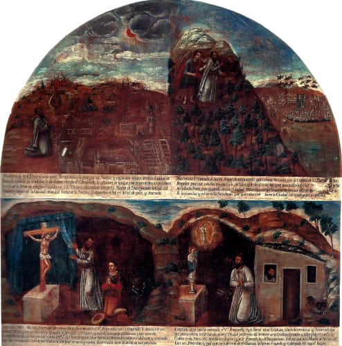 20250 an%c3%b3nimo  escenas vida anacoreta juan bautista de jesus 1808 mx