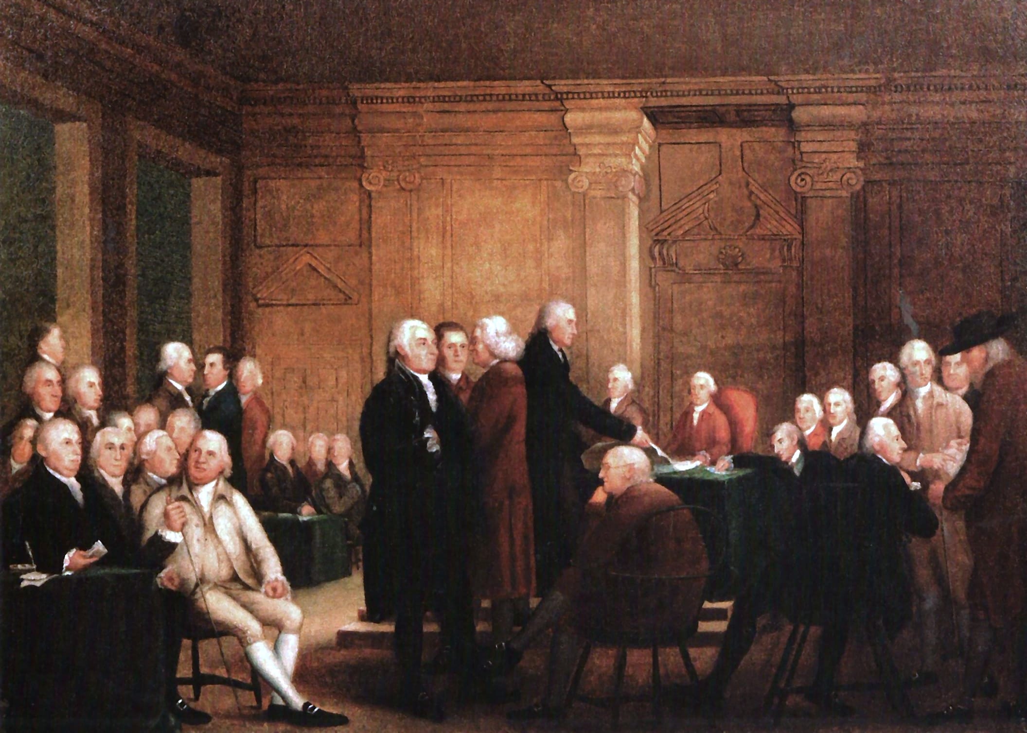 20334 robert edge pine edward savage congreso vota declaracion de independencia 1784 eu