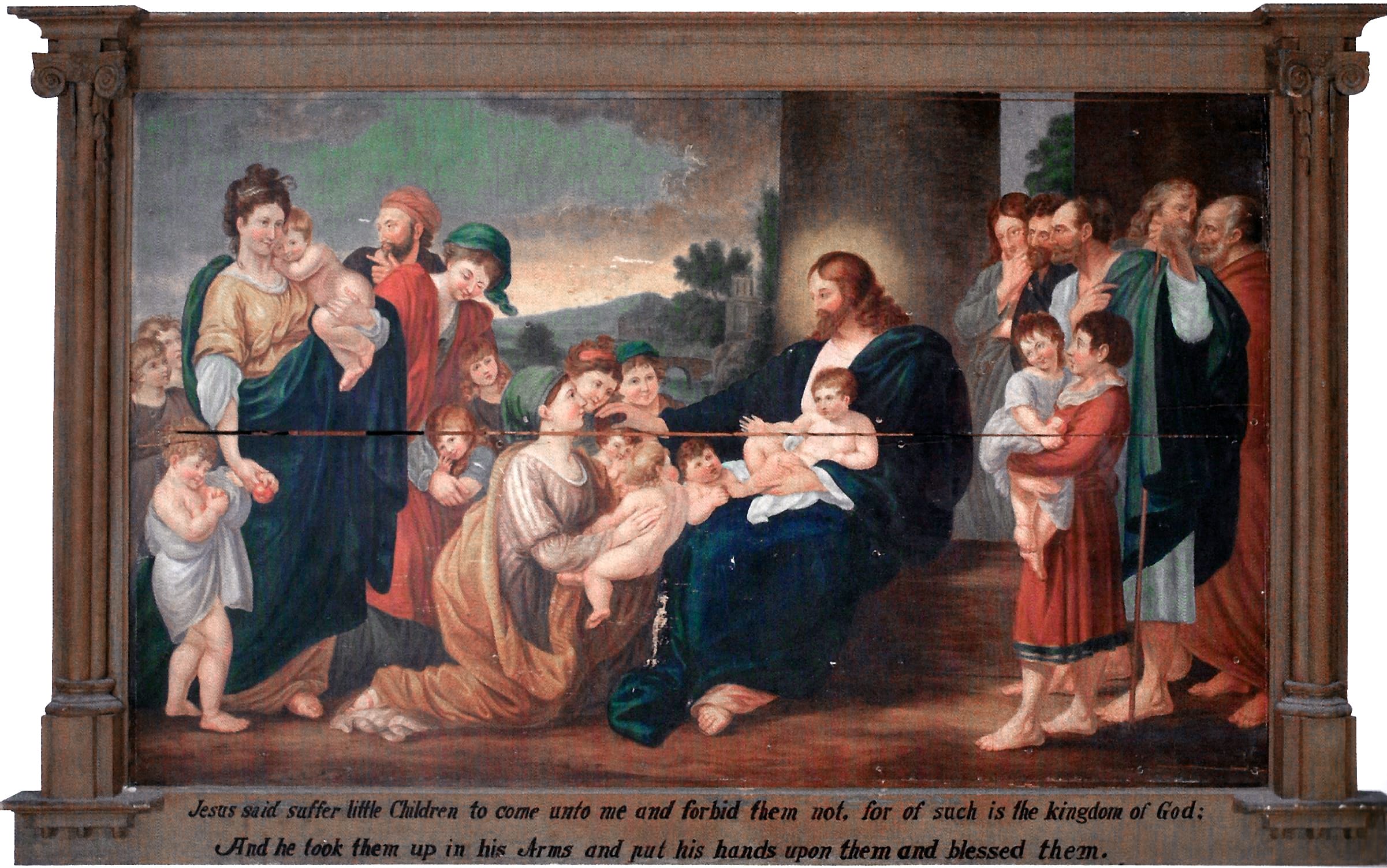 20499 thomas coram jesus said suffer little children 1805 eu