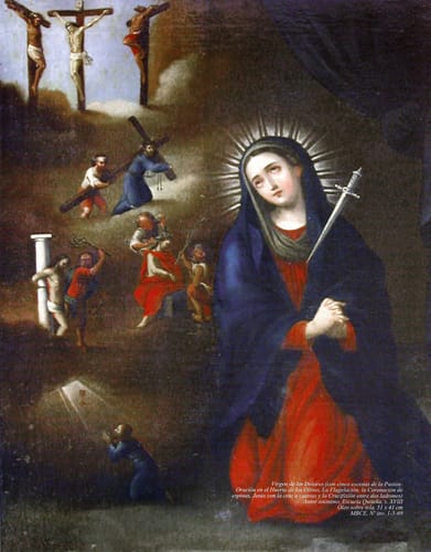 20519 an%c3%b3nimo virgen dolores y escenas pasi%c3%b3n xviii ec