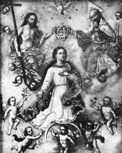 20525 samaniego coronacion de virgen xviii ec