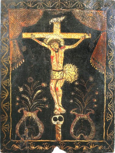 20687 pedro antonio fresquis crucifixion xviii eu