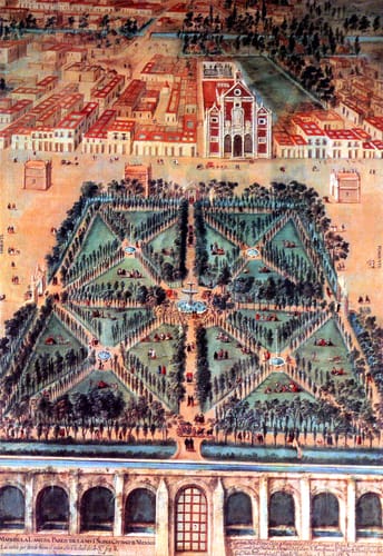 20726 an%c3%b3nimo mapa de alameda paseo de la muy noble ciudad de mexico xviii mx