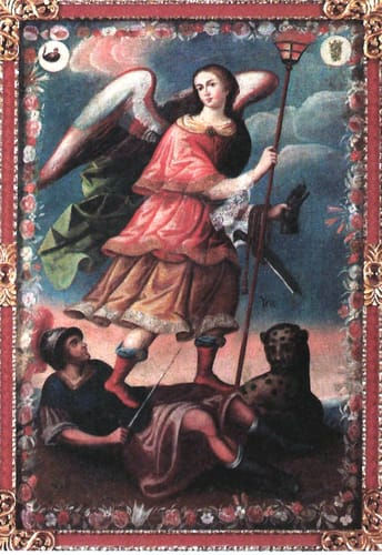 20788 an%c3%b3nimo angel virtud pisotiando avaricia y soberbia xvii pe