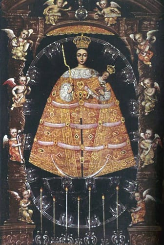 20808 an%c3%b3nimo virgen de la candelaria rodeada angeles xviii pe