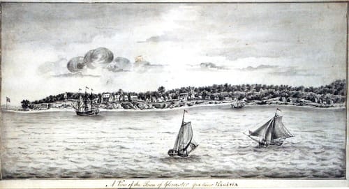 20826 thomas davies vista del pueblo de nueva virginia desde rio 1764 eu