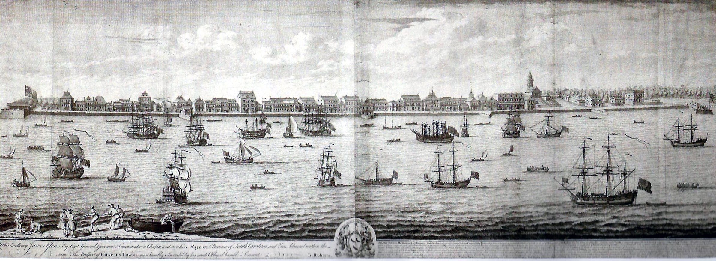 20892 bishop roberts william toms  vista de charles town virginia 1739 eu